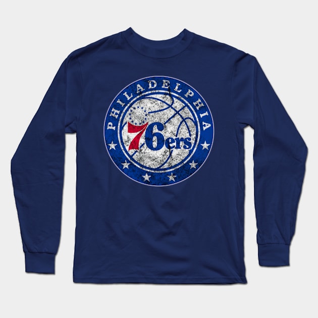 Philadelphia Football Long Sleeve T-Shirt by Grindbising